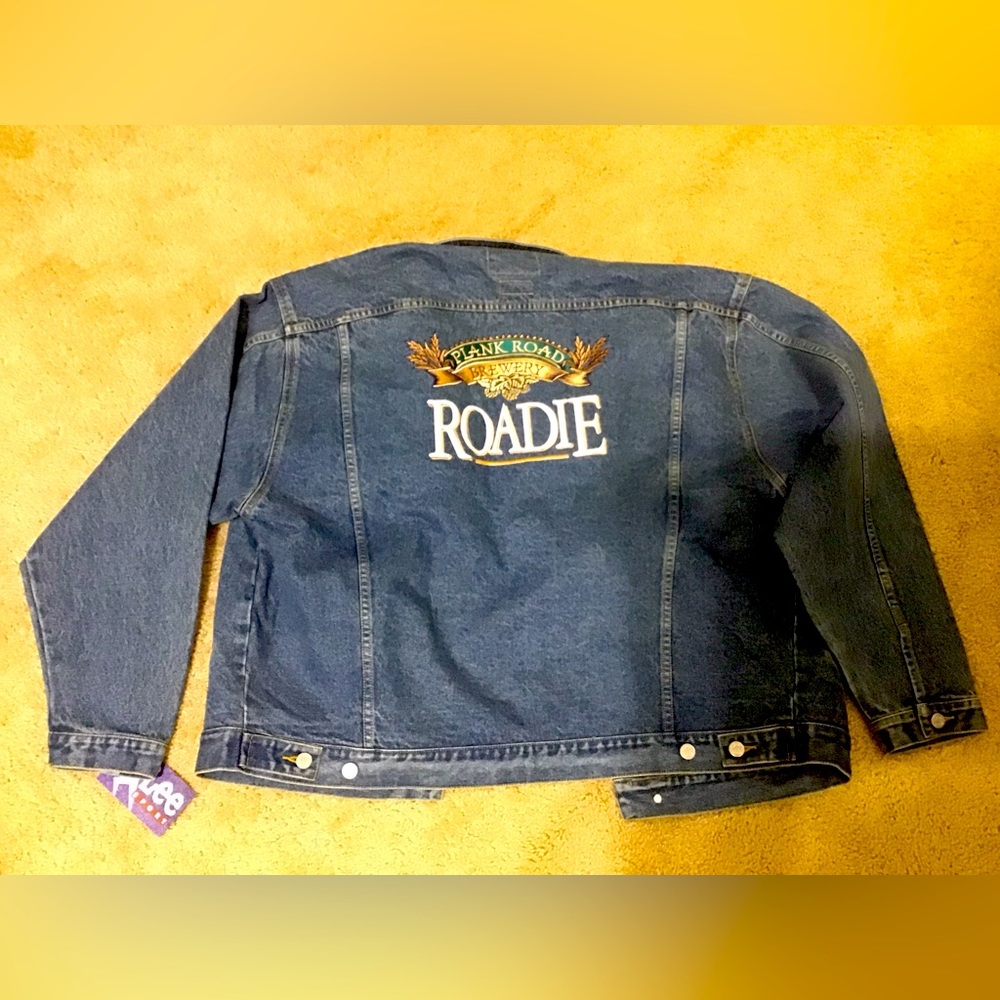 Lee Denim Jacket Male XL Plank Road Brewery